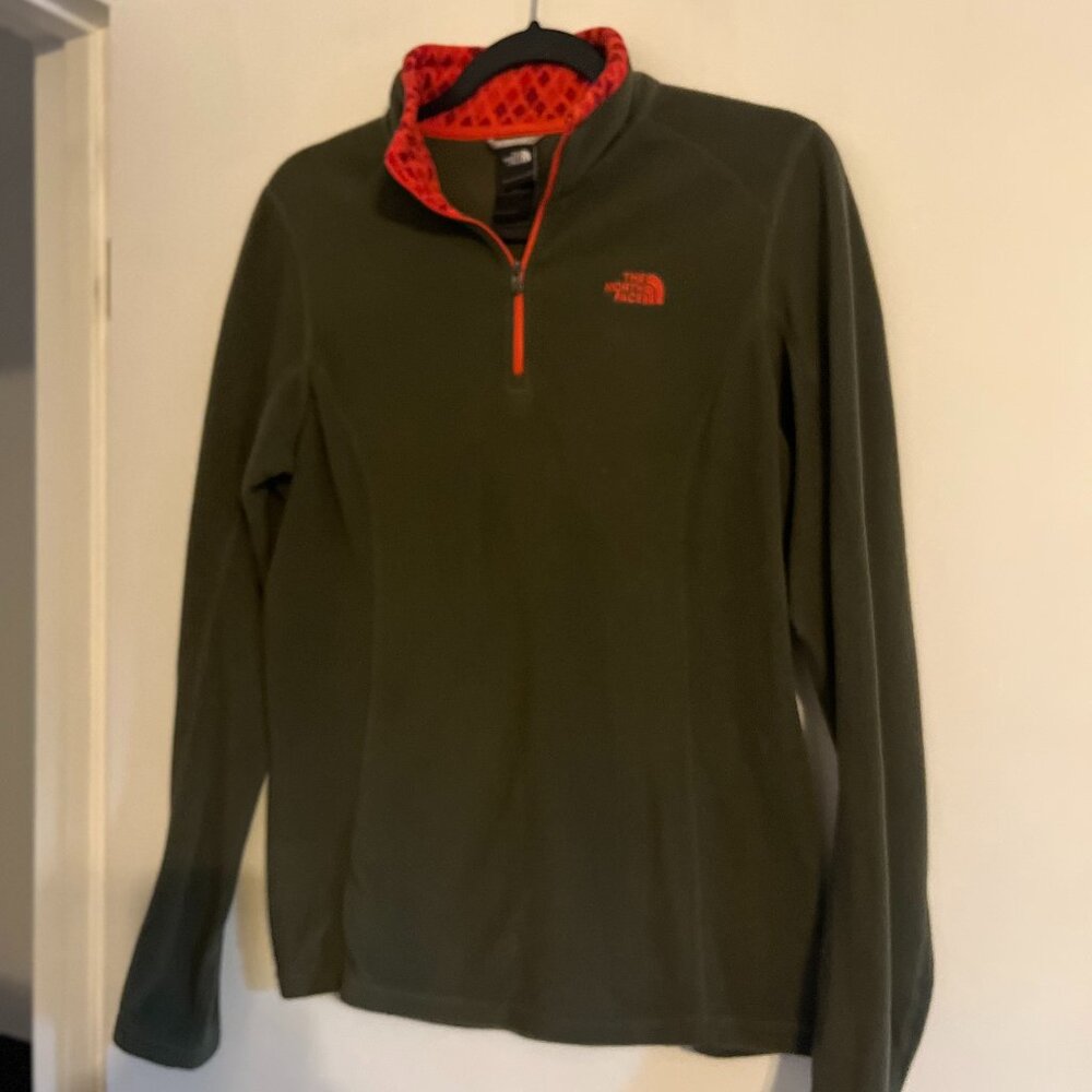 The North Face Women's Size M Glacier 1/4 Zip Up Fleece Jacket